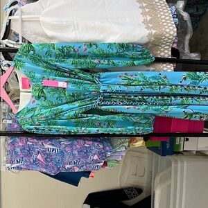 Lilly Pulitzer Porto Blue Chyanna Maxi Dress